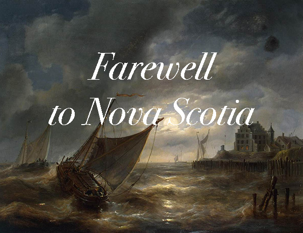 Farewell to Nova Scotia